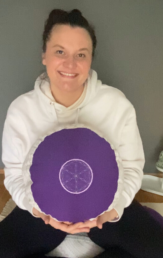 personalisiertes Meditationskissen