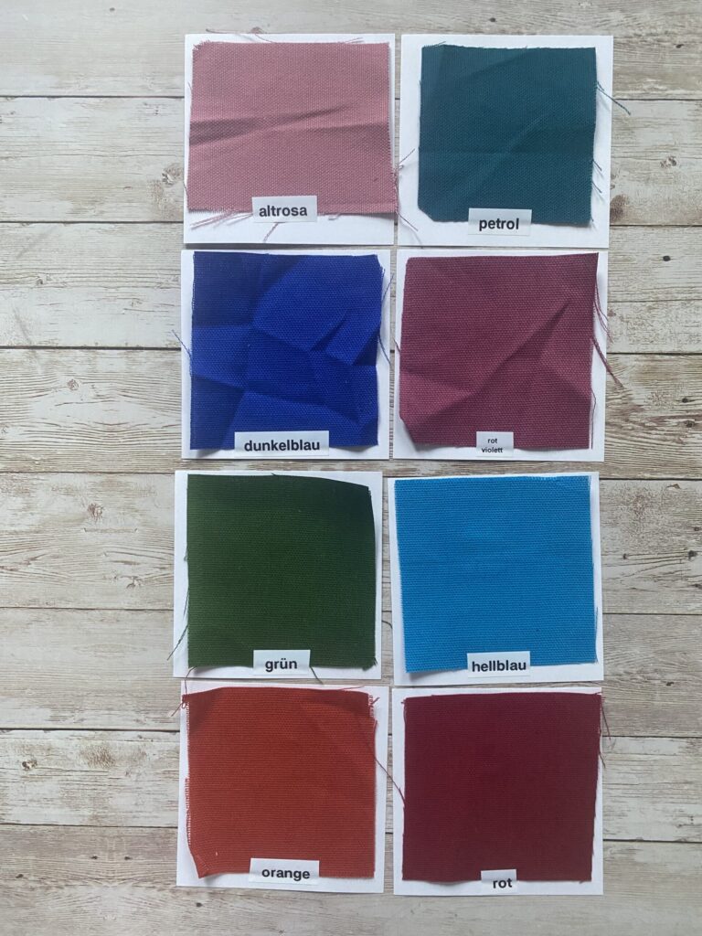 kräftige Farben