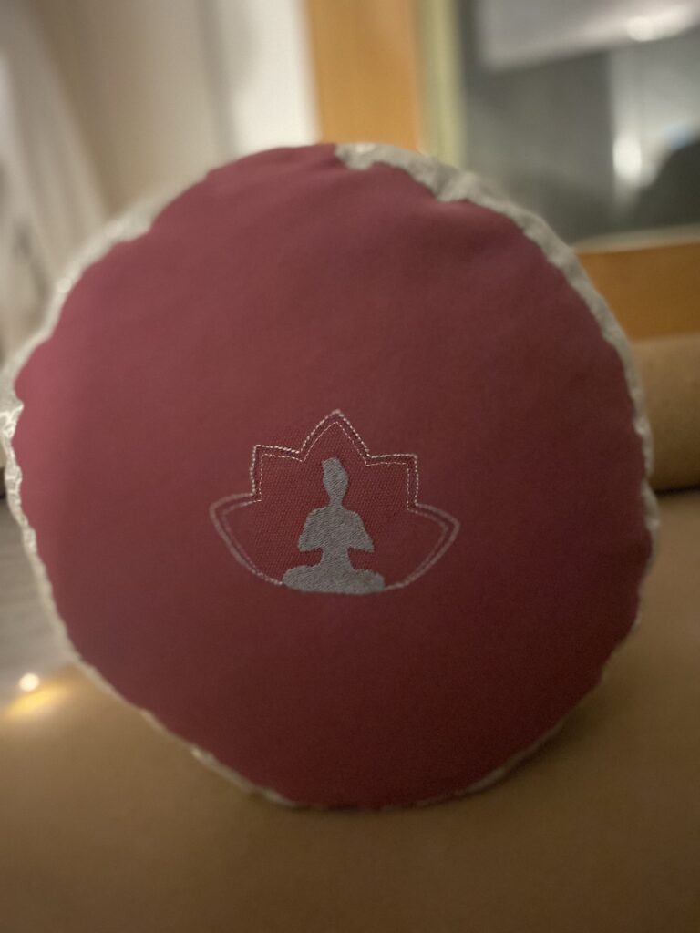 individuelles Meditationskissen
