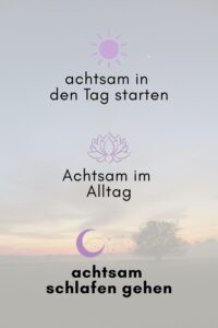 achtsame Abendroutine