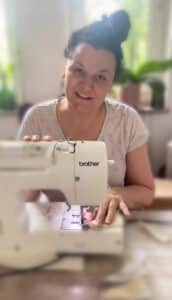 Handmade in der Herstellung, Nähen, Sticken