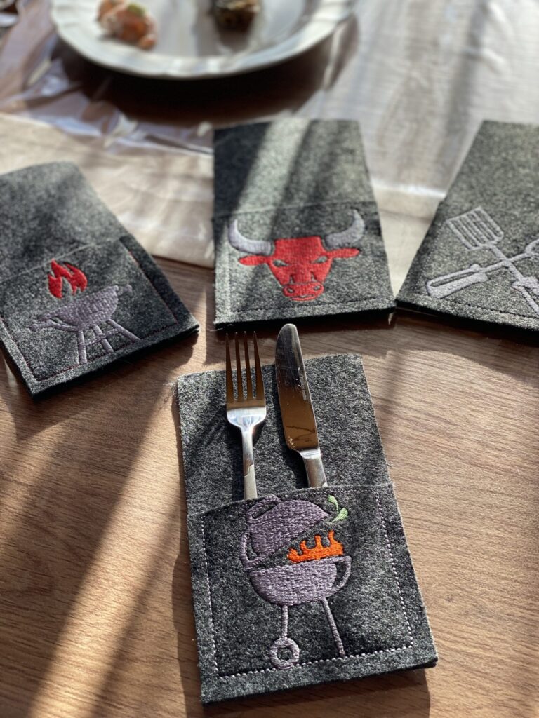 filz-bestecktasche