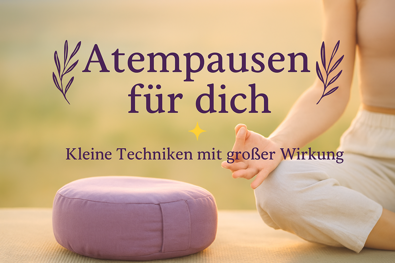 Selbstfürsorge durch Atemtechniken