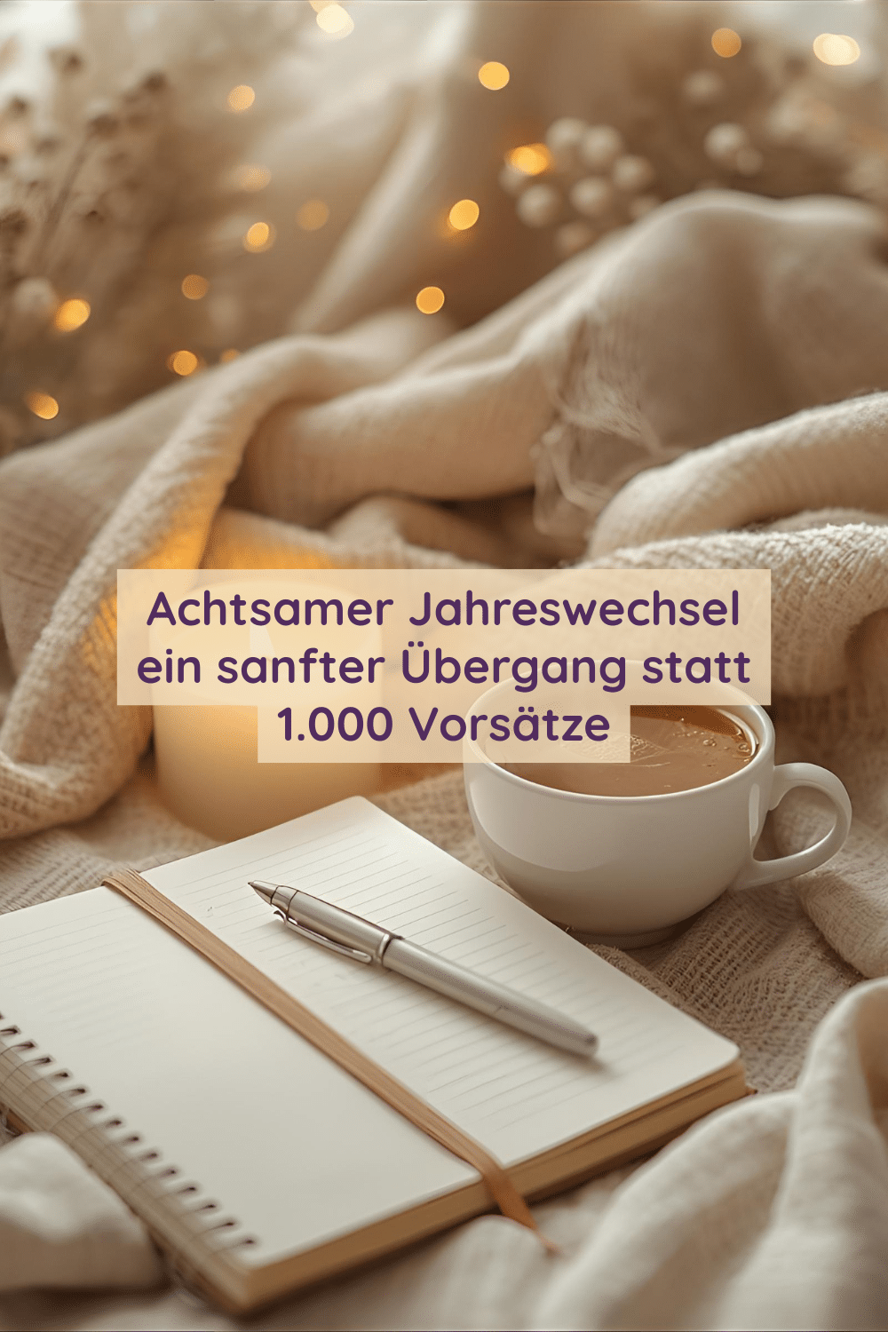 🌿 Achtsamer Jahreswechsel – ein sanfter Übergang statt 1.000 Vorsätze