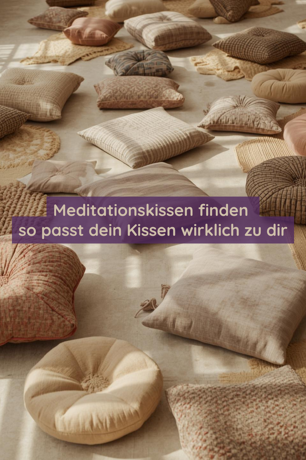 Meditationskissen finden