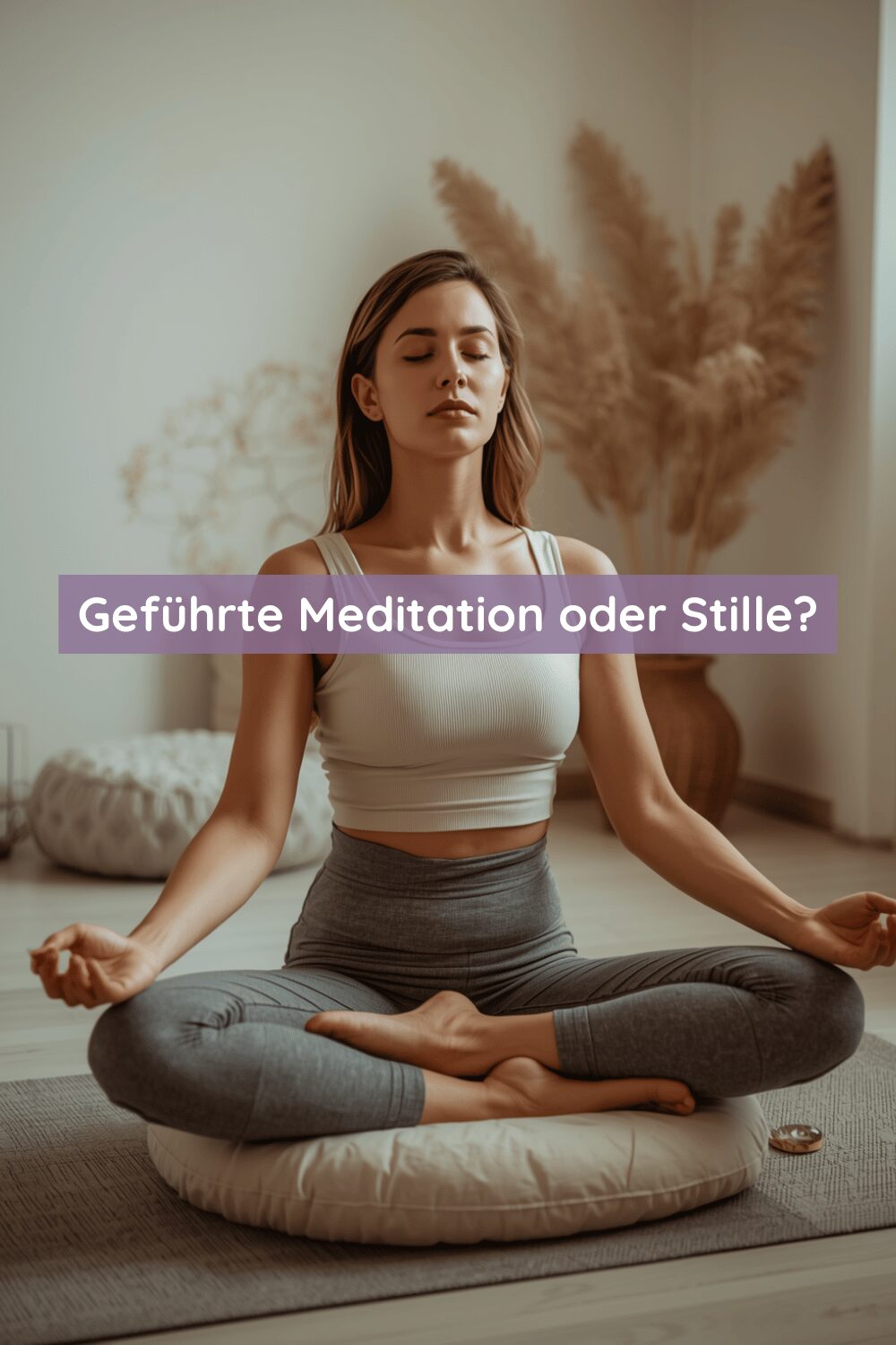 geführte meditation oder stille?