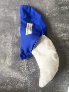 halbmond wärmekissen, kissenbezug abnehmbar